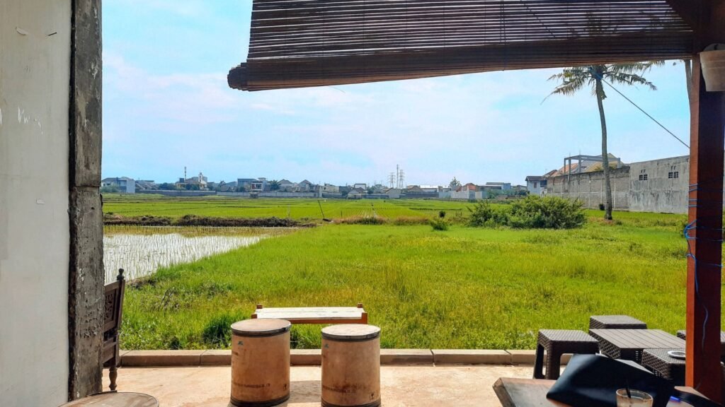 Cafe view sawah