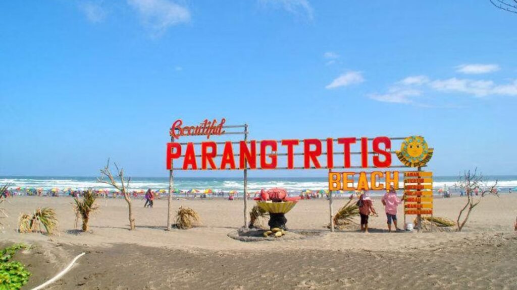 Pantai Parangtritis sunset view