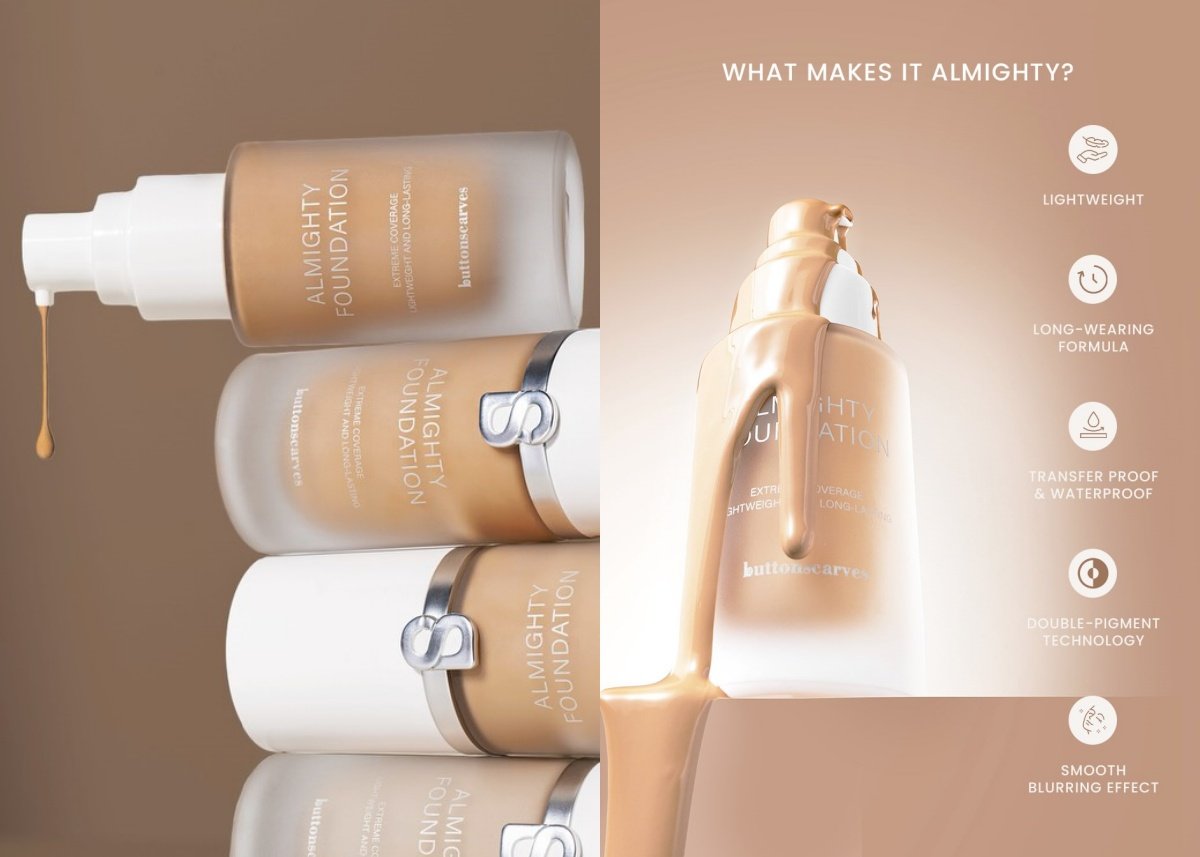 Foundation yang bagus dan tahan lama dari Buttonscarves Beauty