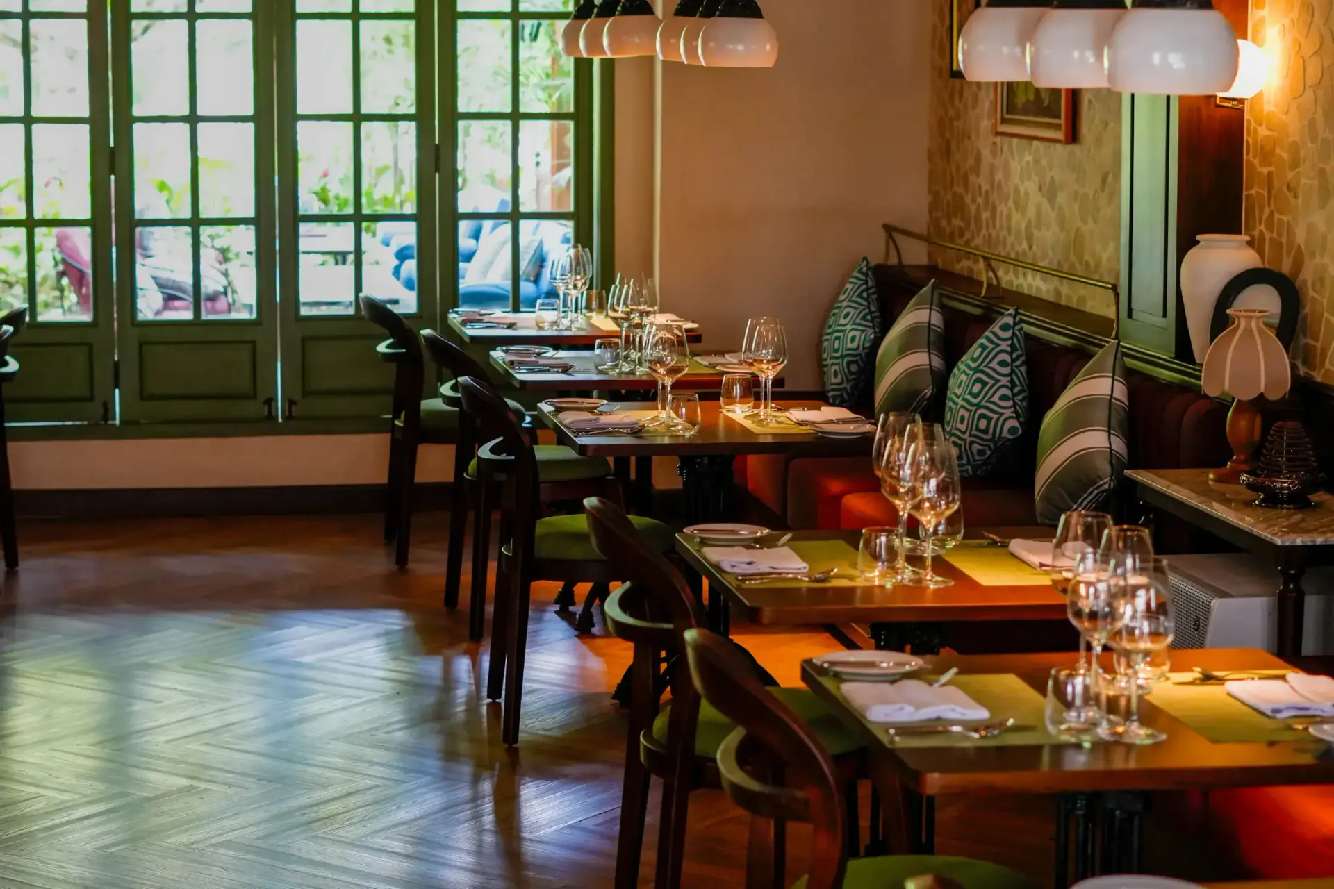 Jard'Or fine dining interior in Nusa Dua Bali