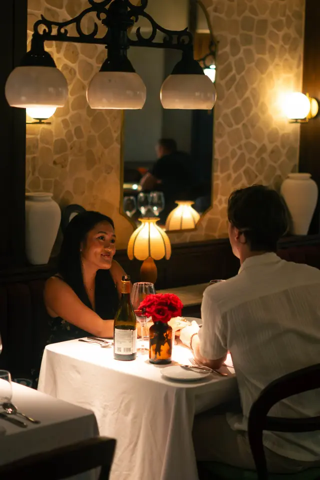 Romantic dinner at Jard'Or Nusa Dua Bali