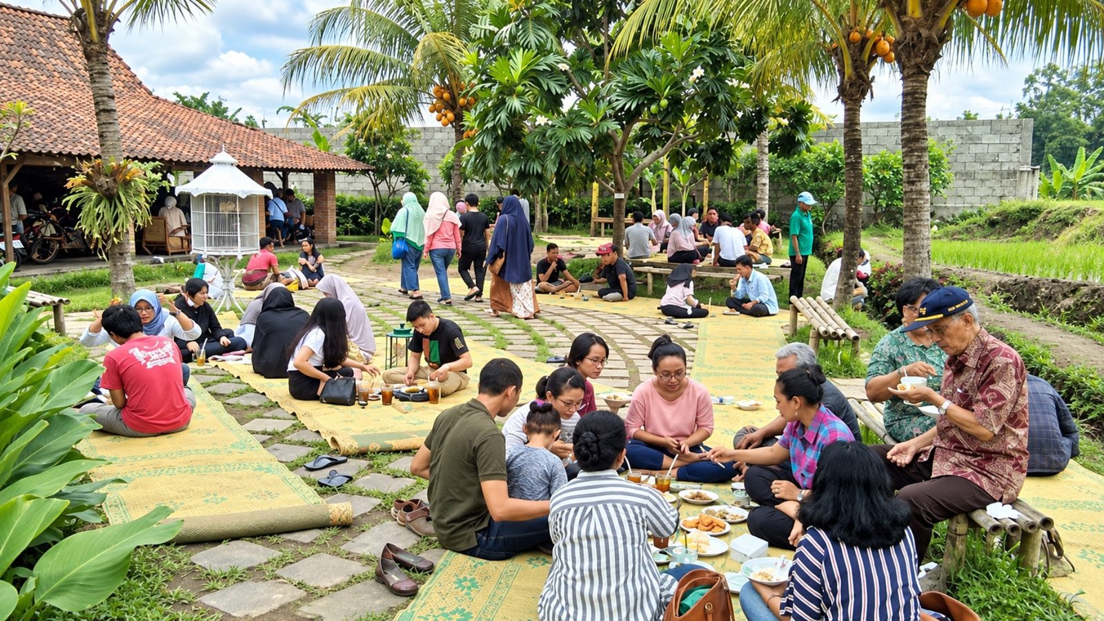 Cangkir kopi klotok dengan aroma smoky di Waroeng Kopi Klotok Kaliurang